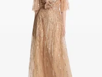 Elie Saab кейп с вышивкой бисером