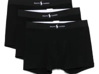 Polo Ralph Lauren трусы-боксеры с логотипом на резинке (комплект из трёх штук)