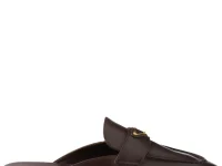 Prada кожаные мюли коричневые
