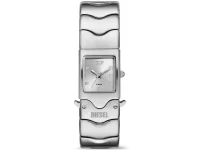 Diesel DZ2222 Closer часы с квадратным циферблатом, серебряный
