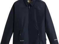 Woolrich Рубашка-куртка на молнии синяя