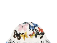 Dolce & Gabbana Kids шляпа от солнца с бабочками и рюшами