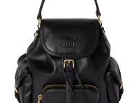 Miu Miu рюкзак кожаный чёрный