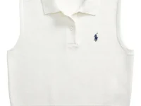 Polo Ralph Lauren топ-поло без рукавов белый