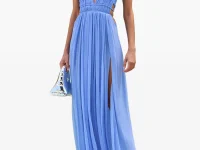 Cult Gaia Aashvi Gown — вечернее платье из шёлкового органзы, синий