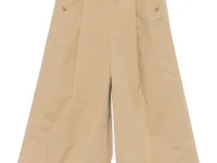 Twinset брюки со складками детские коричневые