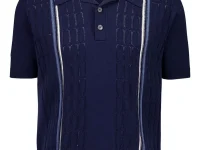 Piacenza Cashmere поло с короткими рукавами в полоску