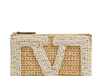 Valentino Garavani Viva Superstar клатч из рафии