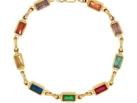 Nialaya Jewelry Rectangle Tennis Bracelet