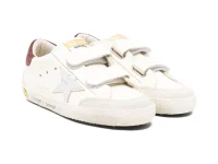 Golden Goose Old School кроссовки белые кожаные детские
