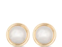 Jacquemus Les Pendants Rond — серьги золотого цвета
