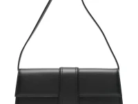 Jacquemus Bambino Long — сумка через плечо, чёрная