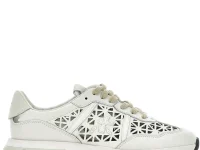 Premiata Cassie 7385 — белые слипоны из телячьей кожи