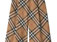 Burberry Повседневные брюки в клетку из хлопка