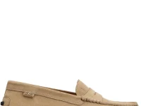 Tod's Gommino — лоферы из телячьей кожи, бежевый
