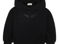 Zadig and Voltaire худи с декором из стразов и принтом в виде крыльев