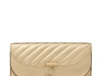 Jimmy Choo Curve Chain клатч золотой