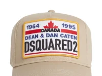 Dsquared2 бейсболка с логотипом, бежевый