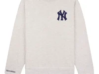 Sporty and Rich Yankees Serif свитшот серый