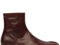 MM6 Maison Margiela Челси кожаные коричневые