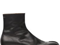 MM6 Maison Margiela Челси кожаные чёрные
