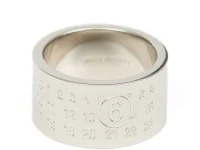 MM6 Maison Margiela Numeric Ring — серебряное кольцо с гравировкой