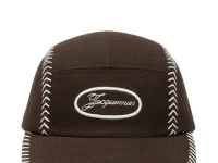 Jacquemus бейсболка Casco коричневая