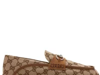 Gucci эспадрильи с монограммой и декором horsebit