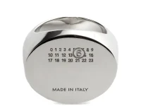 MM6 Maison Margiela кольцо-печатка с гравировкой цифр