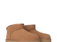 UGG Classic Ultra Mini Platform — ботильоны каштановые на платформе