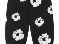 Denim Tears Wreath Track Pants — повседневные брюки, чёрный