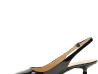 Stuart Weitzman лодочки Sculpt на каблуке 35 мм из лакированной кожи с ремешком