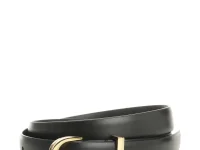 Khaite Luna belt — чёрный ремень из кожи телёнка