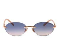 Tiffany & Co Eyewear солнцезащитные очки с овальной оправой