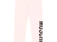 Moschino Kids леггинсы с принтом логотипа