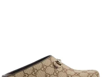 Gucci мюли с монограммой GG и застёжкой Horsebit