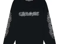 Chrome Hearts лонгслив с буквенным принтом