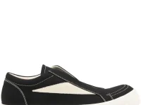 Rick Owens DRKSHDW слипоны панельные чёрные