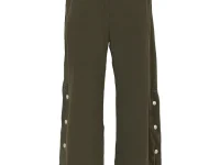 MSGM Kids прямые брюки зелёные