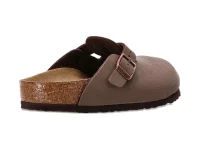 BIRKENSTOCK 1774 Boston — коричневые сандалии с закрытым носком