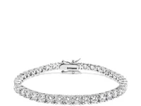 Nialaya Jewelry теннисный браслет с кубическими цирконами