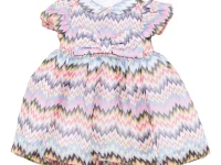 Missoni Kids комплект с зигзаг-принтом и бантом