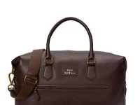 Polo Ralph Lauren дорожная сумка из зернистой кожи