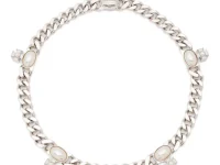 Vivienne Westwood Gaby necklace — цепь с жемчужными деталями, серебряный