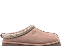 UGG слипоны на платформе с плетёной отделкой