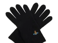 Vivienne Westwood Перчатки кашемировые с вышивкой Orb