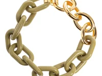 Marni ожерелье из смолы и позолоченной латуни