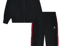Jordan спортивный костюм с лого-отделкой (чёрный)