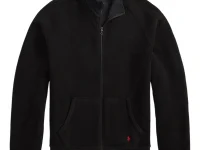 Polo Ralph Lauren флисовая куртка на молнии чёрная