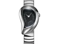 D1 Milano Drop 38mm — часы с асимметричным корпусом, чёрный циферблат